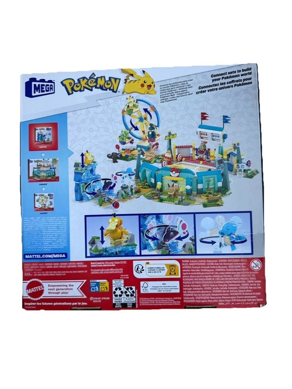 MEGA Pokémon Building Toys Set Aquatic Adventure with 319 Pieces HXF79
